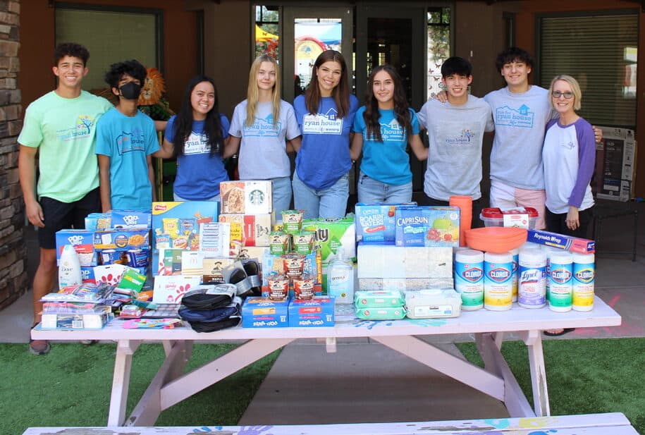 The Teen Board Helped Restock Our Kitchen With a Supplies Drive!