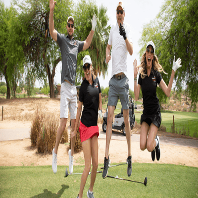 Jumping Golfers