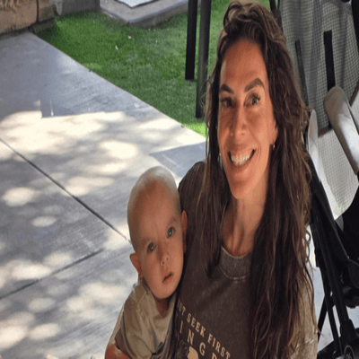 Volunteer with Little Boy